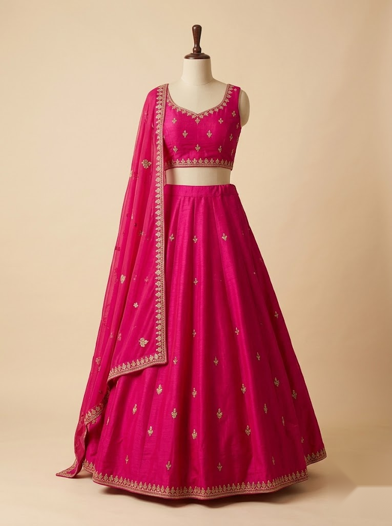 Rani Pink Everyday Lehenga